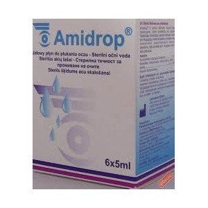 Amidrop płyn do płukania oczu 5ml *6