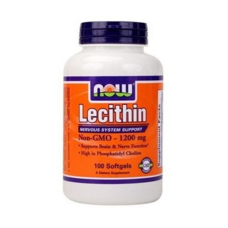 Lecytyna 1200 mg 100 kaps. NOW Foods