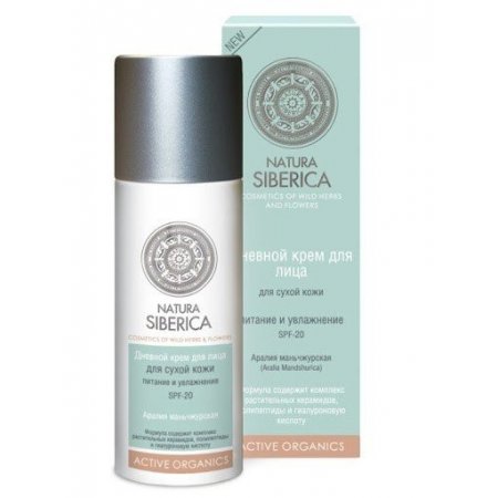 NATURA SIBERICA krem do twarzy na dzień cera sucha 50 ml