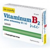 Vitaminum B2 Hec na zajady tabl. 30tabl.