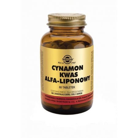 CYNAMON KWAS ALFA-LIOPONOWY SOLGAR