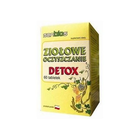 Ziołowe Oczyszczanie DETOX tabl. 60 SANBIOS