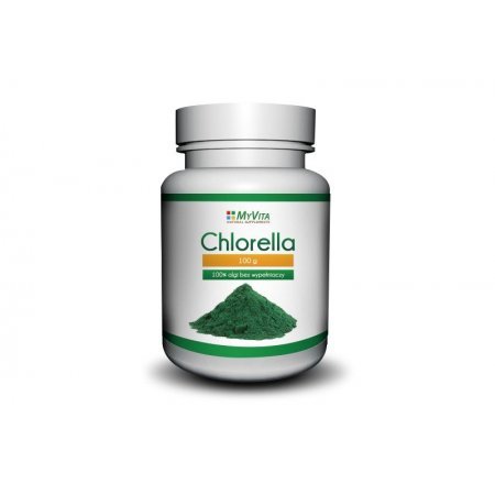 Chlorella w proszku 100g.