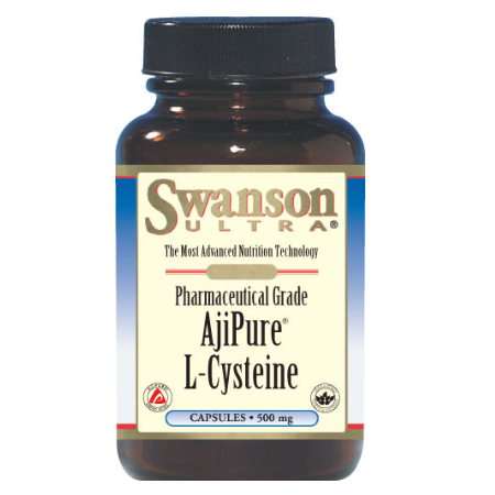 Swanson AjiPure L-Cysteine (L-Cysteina) 500mg 30 kaps.