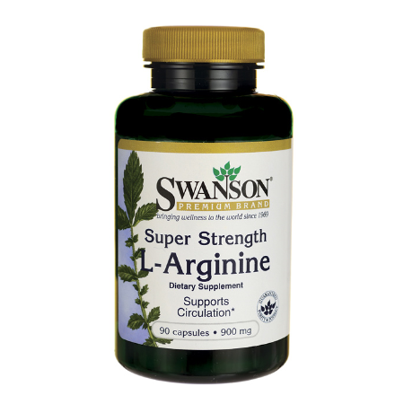 Swanson L-Arginina Forte 900 mg 90 kaps.