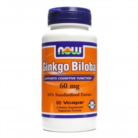 Ginko Biloba 60mg 60kaps NOW Foods