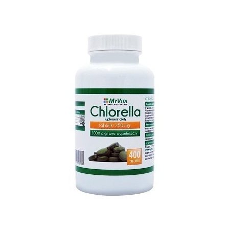 Chlorella 400 tabl. 250 mg. My Vita