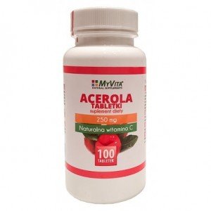 Acerola 250 mg. 100 tabl. My Vita