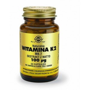 Witamina K2 (MK-7) Menachinion 100 µg