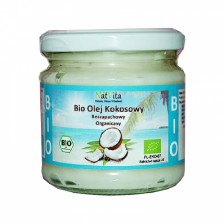 Olej Kokosowy BIO bezzapachowy - 200ml