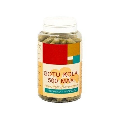 Gotu Kola 500 ekstrakt - 100 kapsułek