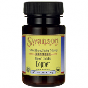 Swanson Albion Chelated Copper 60kap. 2mg