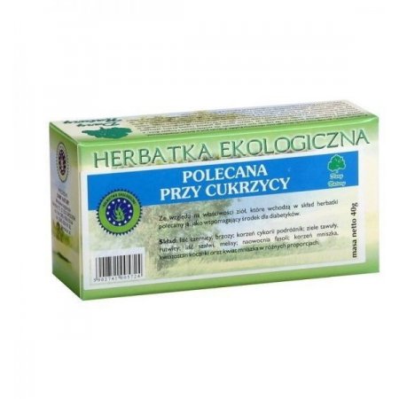 Herbatka Polecana Przy Cukrzycy Eko ( 20x2g) Dary Natury