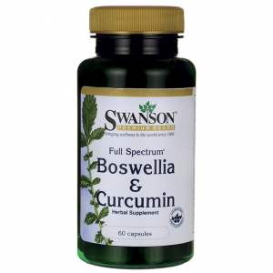  Full Spectrum Boswellia i Curcumin, SWANSON, 60 kap