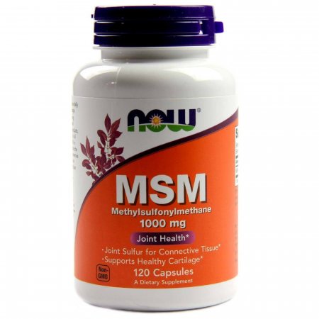 NOW FOODS MSM Methylsulphonylmethane 1000mg 120kap.