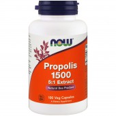 NOW FOODS Propolis 1500mg - 100 kap.