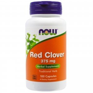 NOW FOODS Red Clover Czerwona koniczyna 375mg 100kap