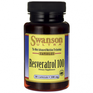 SWANSON RESVERATROL,100mg,30 kap.