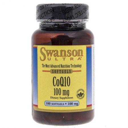 SWANSON, Koenzym Q10 (CoQ10) 100mg, 100kap.