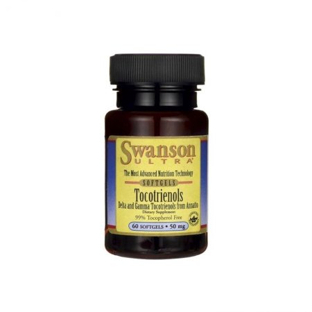 SWANSON, Tokotrienole DeltaGold z Annatto 50mg 60 kaps