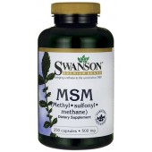 SWANSON MSM 500mg, 250 kap