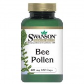 SWANSON, Bee Pollen (pyłek pszczeli), 400mg, 100 kap.