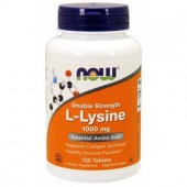 NOW FOODS, L-Lizyna, 1000mg, 100tabl.