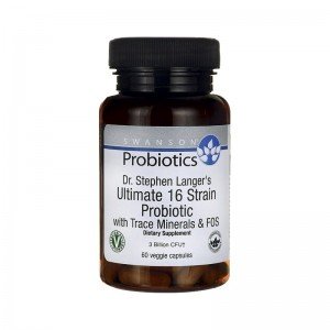 SWANSON, Ultimate 16 Strain Probiotic 60 kaps.