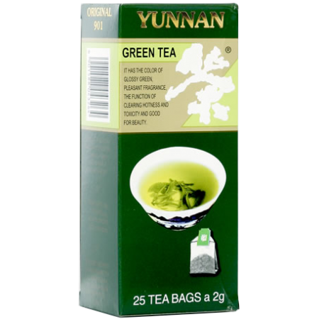 Yunnan Green Tea G901 (Zielona Herbata, 25 torebek)