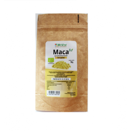 MyVita, Maca Bio (sproszkowany korzeń), 50g.