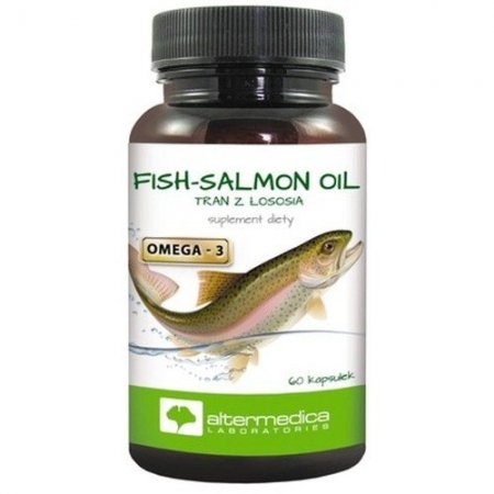 Fish-Salmon Oil (tran z łososia) kaps. 60k