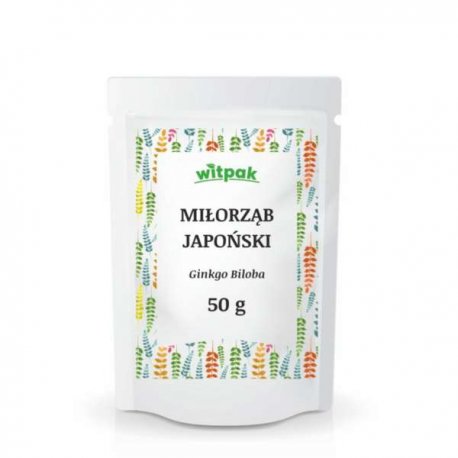 Witpak, Miłorząb Japoński (ginkgo biloba), 50g.