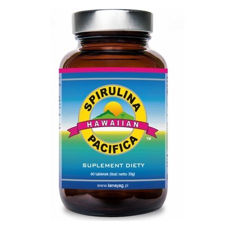 Spirulina Hawajska, 500 mg, tabletki, 60 szt.