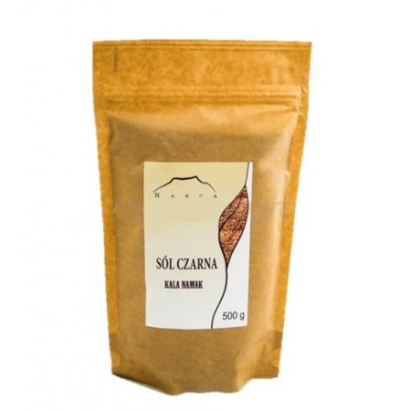 Sól Czarna - Kala Namak - Drobna - 500g