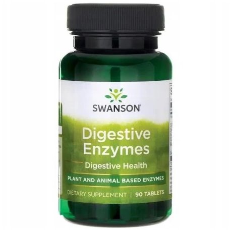 SWANSON Digestive Enzymes (trzustka, niestrawność) 90 tabl.