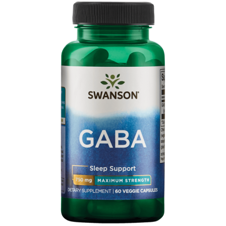 SWANSON GABA FORTE 750MG 60KAP.