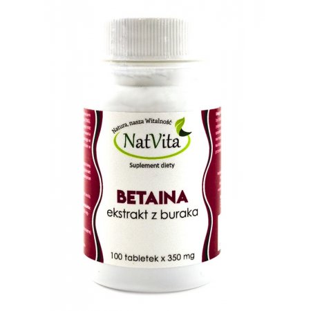 NatVita Betaina 350mg 100tab