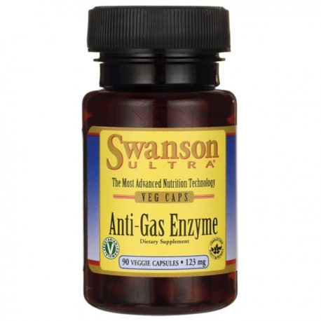 SWANSON Anti-Gas Enzyme, 90 kapsułek
