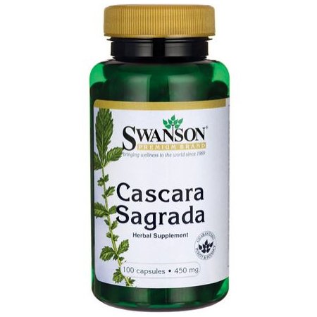 SWANSON Cascara Sagrada 450 mg 100 kaps.