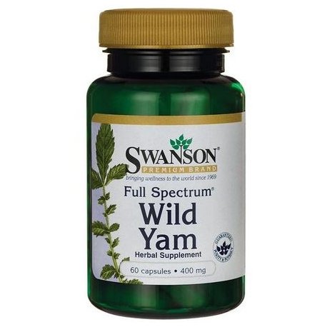 SWANSON Full Spectrum Wild Yam 400mg 60 kaps.