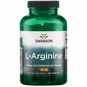 SWANSON L-Arginina 500 mg - 200 kaps.