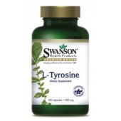 SWANSON L-Tyrozyna 500 mg - 100 kaps.