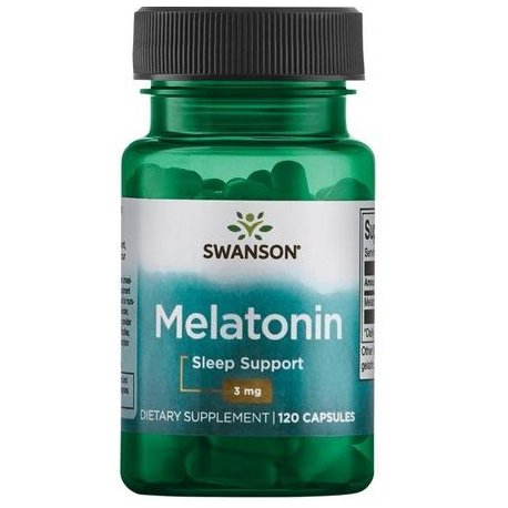 SWANSON Melatonina 3mg, 120 kapsułek