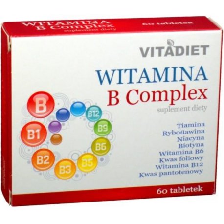 Witamina B Complex, Tabletki, 60 Szt. - MojaZielarnia.pl