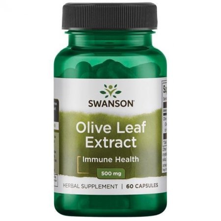 SWANSON OLIVE LEAF EXTRACT 500MG 60KAP.