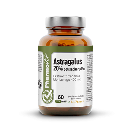 Astragalus 20% Polisacharydów 60 Kaps Vcaps® Clean Label™