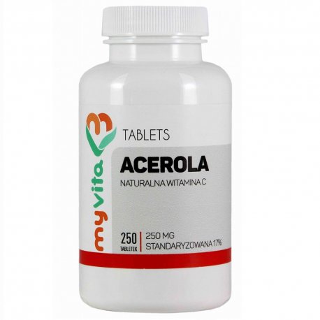 Acerola naturalna witamina C 250mg 250 tabletek MyVita