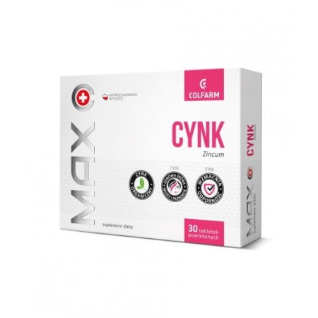 Cynk Max 10mg - 30 tabletek Colfarm