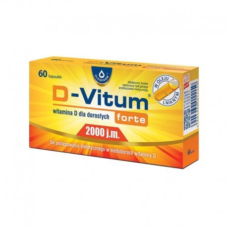 D-Vitum Forte Witamina D dla dorosł 30 kap