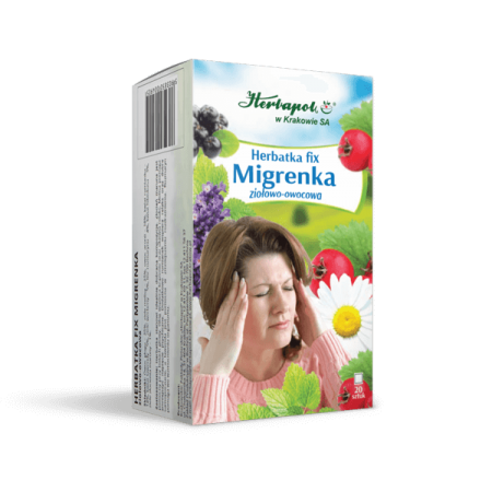 Herbata fix Migrenka 20x2g. Herbapol Kraków